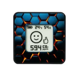 Smart Home Air Quality SENSOR/BLACK/HEXA AIRV-HEXA Airvalent