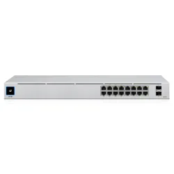 Net Switch 16PORT 1000M 2SFP/POE USW-16-POE Ubiquiti