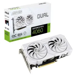 Karta Graficzna PCIE16 RTX4060 8GB GDDR6/RTX4060-O8G-EVO-WHITE Asus