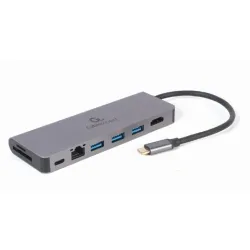 I/O Adapter USB-C To HDMI/USB3/5IN1 A-CM-COMBO5-05 Gembird