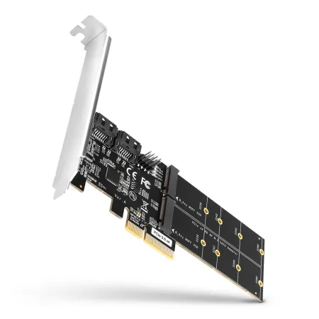 Ssd Acc I/O Controller PCIE/SATA M.2 PCES-SA4M2 Axagon