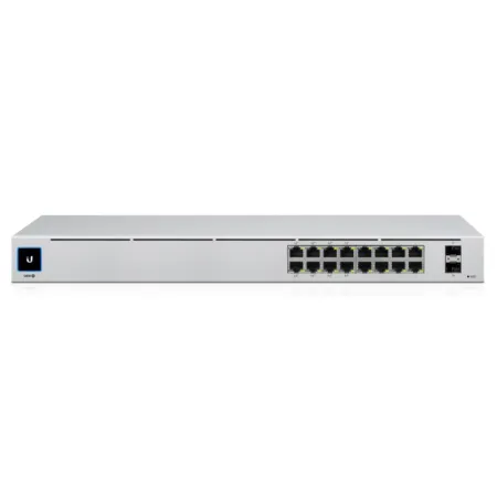 Net Switch 16PORT 1000M 2SFP/POE USW-16-POE Ubiquiti