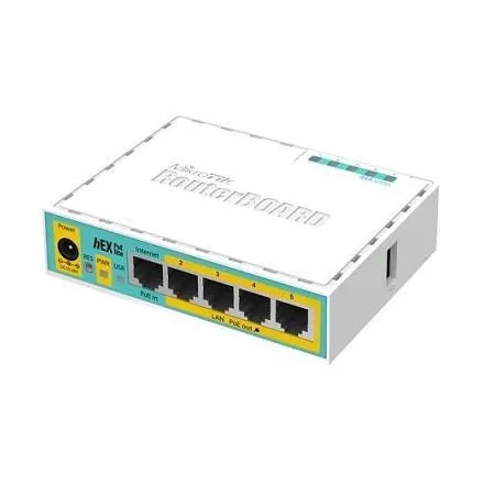 Router Sieciowy 10/100M 5PORT HEX/POE Lite RB750UPR2 Mikrotik