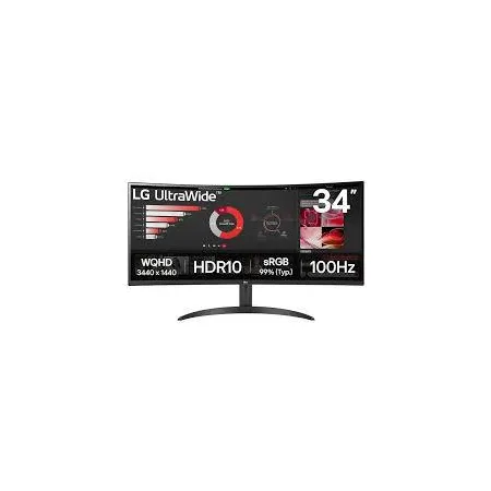 Monitor Lcd 34" VA/34WR50QK-B Lg