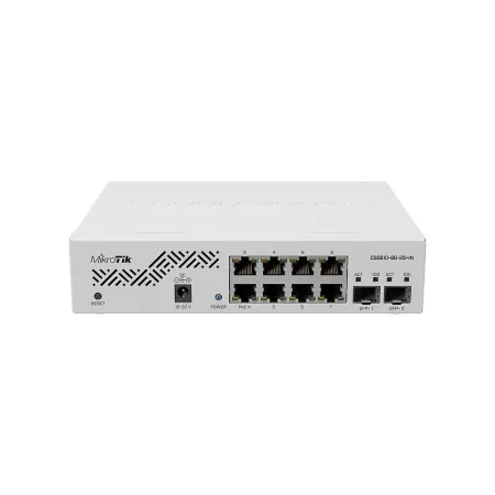Net Switch 8PORT 1000M 2SFP+/CSS610-8G-2S+IN Mikrotik