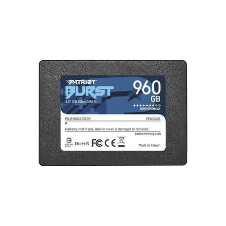 Ssd SATA2.5" 960GB/BURST PBE960GS25SSDR Patriot