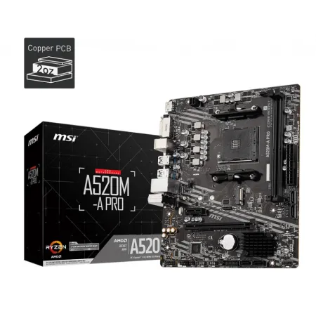 Płyta Główna Amd A520 SAM4 MATX/A520M-A Pro Msi