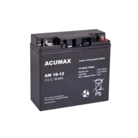 Battery 12V 18AH VRLA/AM18-12 Acumax Emu
