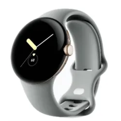 Google Pixel Watch champagne gold stainless steel 41mm 4G hazel active band