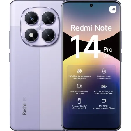Xiaomi Redmi Note 14 Pro 5G Dual Sim 8+256GB lavender purple